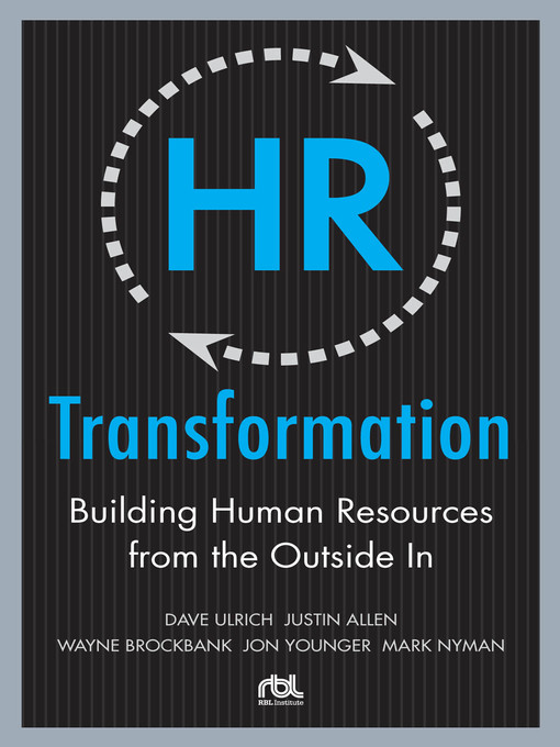 Title details for HR Transformation by Dave Ulrich - Wait list